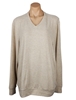 2 x 32 DEGREES Men's V-Neck Sweater, Size L, Heather Oatmeal.  Buyers Note