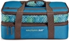 RACHAEL RAY Expandable Insulated Lasagna Lugger Carrier, Marine Blue Floral