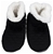 2 Pairs x K.BELL Women's Sherpa Bootie Slippers, Size M/L (Shoe Size 9-11),