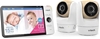 VTECH BM7750HD 7 Inch Baby Monitor with 2 Cameras. NB: Minor use.
