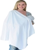 INSPIRED MOTHER Organic Cotton Nursing Wrap, White