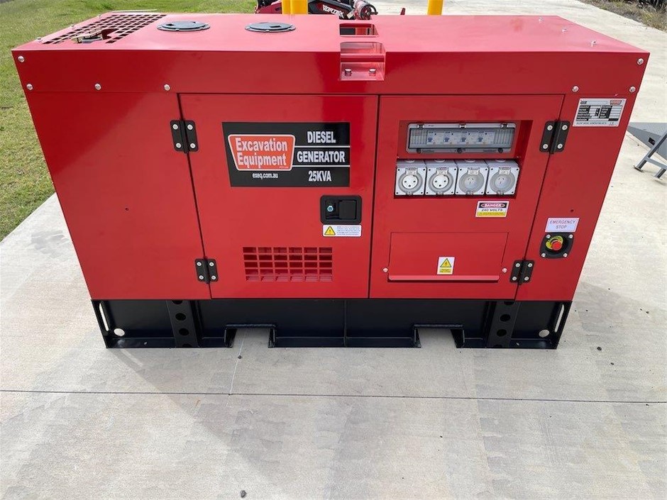 Unused 25kVa Single Phase Generator - Darwin 