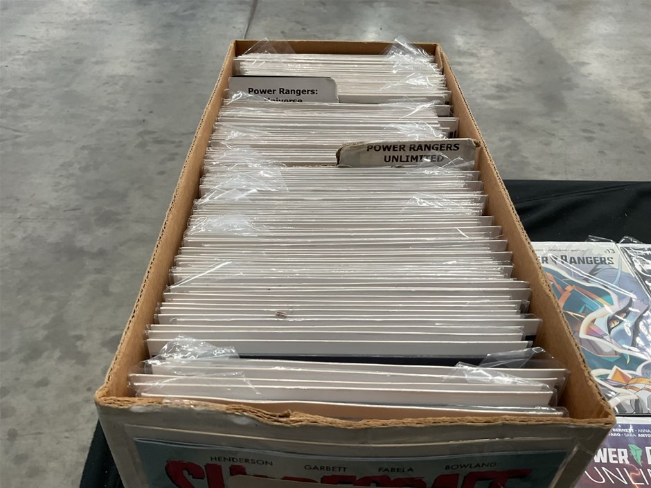 Box Of Unopened Power Rangers Comics Auction (0012-9054052) | Grays ...