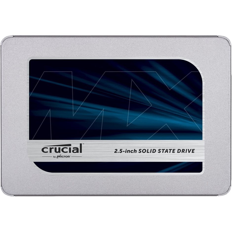 CRUCIAL 2TB SATA Internal SSD, 2.5", 7mm, Blue/Grey, CT2000MX500SSD1. NB: N