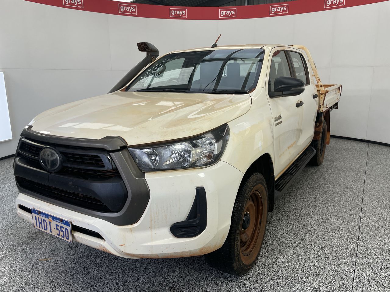 2020 Toyota Hilux 4x4 SR GUN126R Turbo Diesel Automatic Crew Cab Chassis