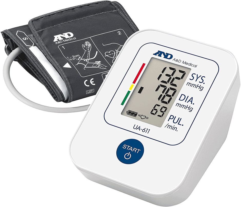 A&D MEDICAL Upper Arm Blood Pressure Monitor UA-611. NB: Minor Use.