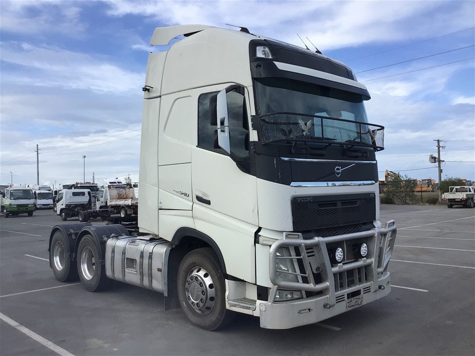 4x Volvo Prime Movers & 5x Curtainsider Trailers