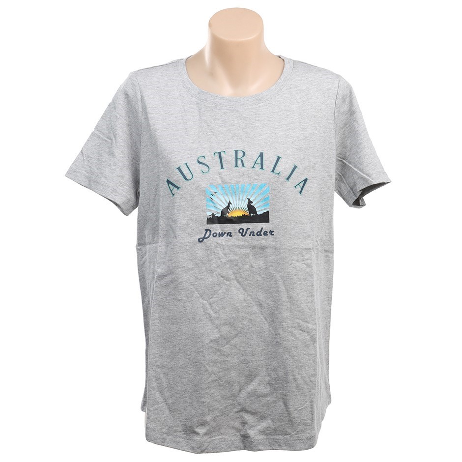 5 x ADVENT Women's Australian T-shirt, Size 10, 100% Cotton, Grey. Buyers