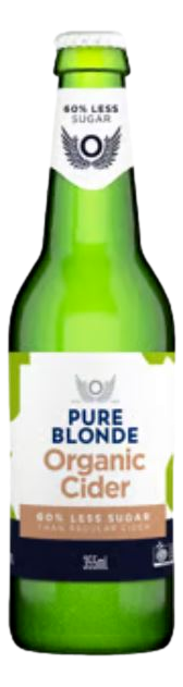 Pure Blonde Organic Cider Bottles (24x 355mL) Aus Auction (0017 ...