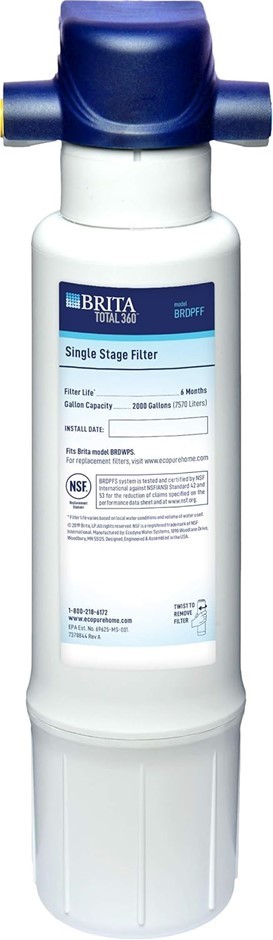 BRITA Total 360 BRDPFS Water Filtration System, White