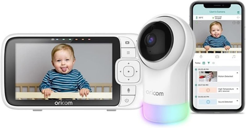 ORICOM Nursery Pal Glow+ Baby Monitor.