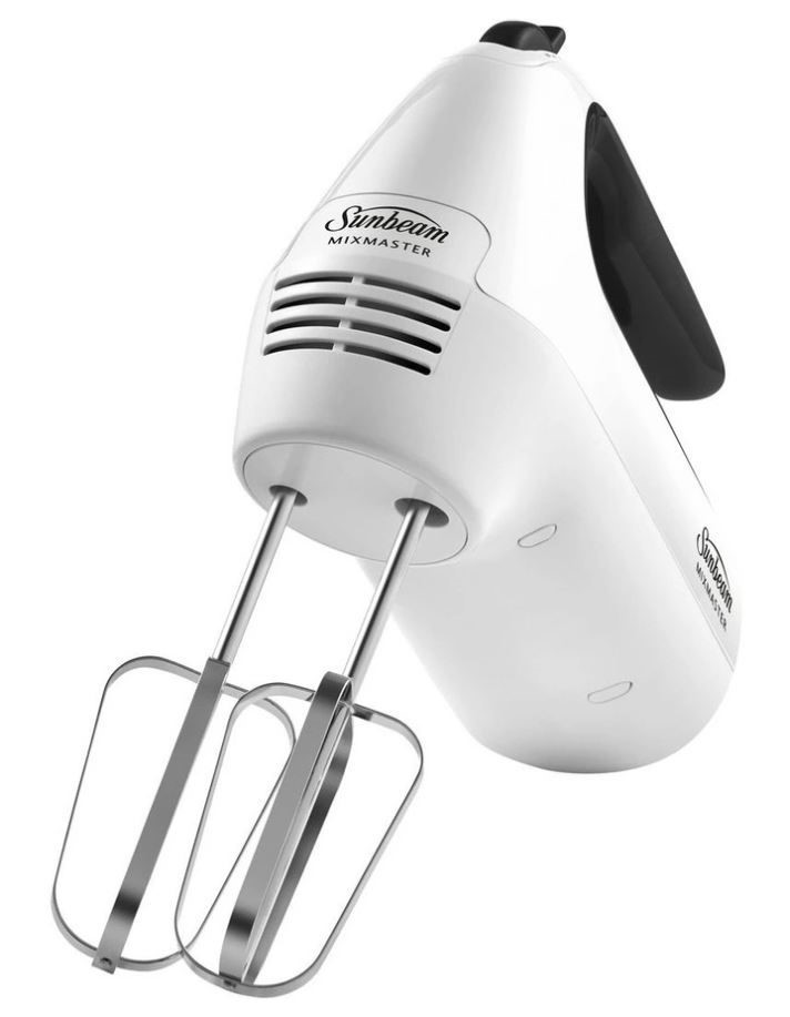 SUNBEAM MixMaster Hand Mixer, White, JMP1000WH. N.B: Retail return.
