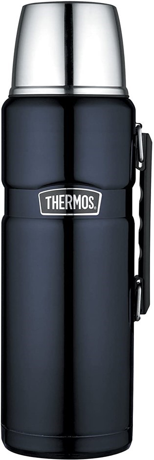 THERMOS Stainless King Vacuum Insulated Flask, 2L, Colour: Midnight Blue. N