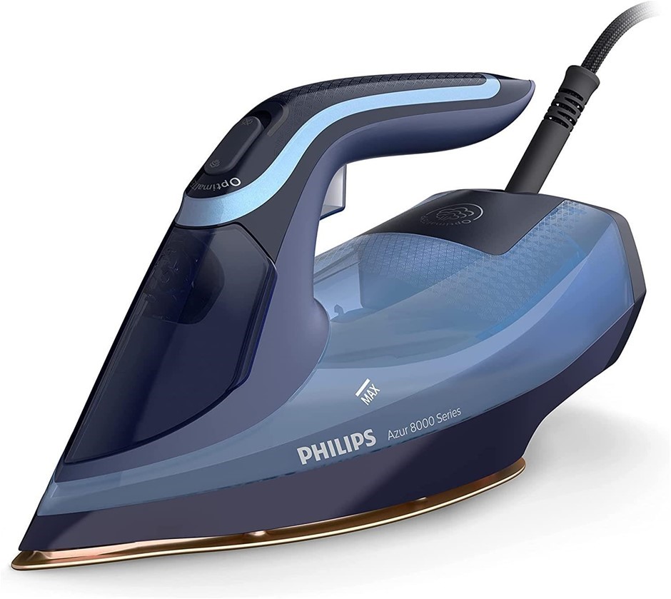 PHILIPS Azur 8000 Series Steam Iron 55 g/min Continuous Steam, 240 g