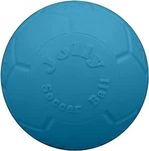 JOLLY PETS Large Soccer Ball Floating-Bouncing Dog Toy, 8 inch Diameter, Oc