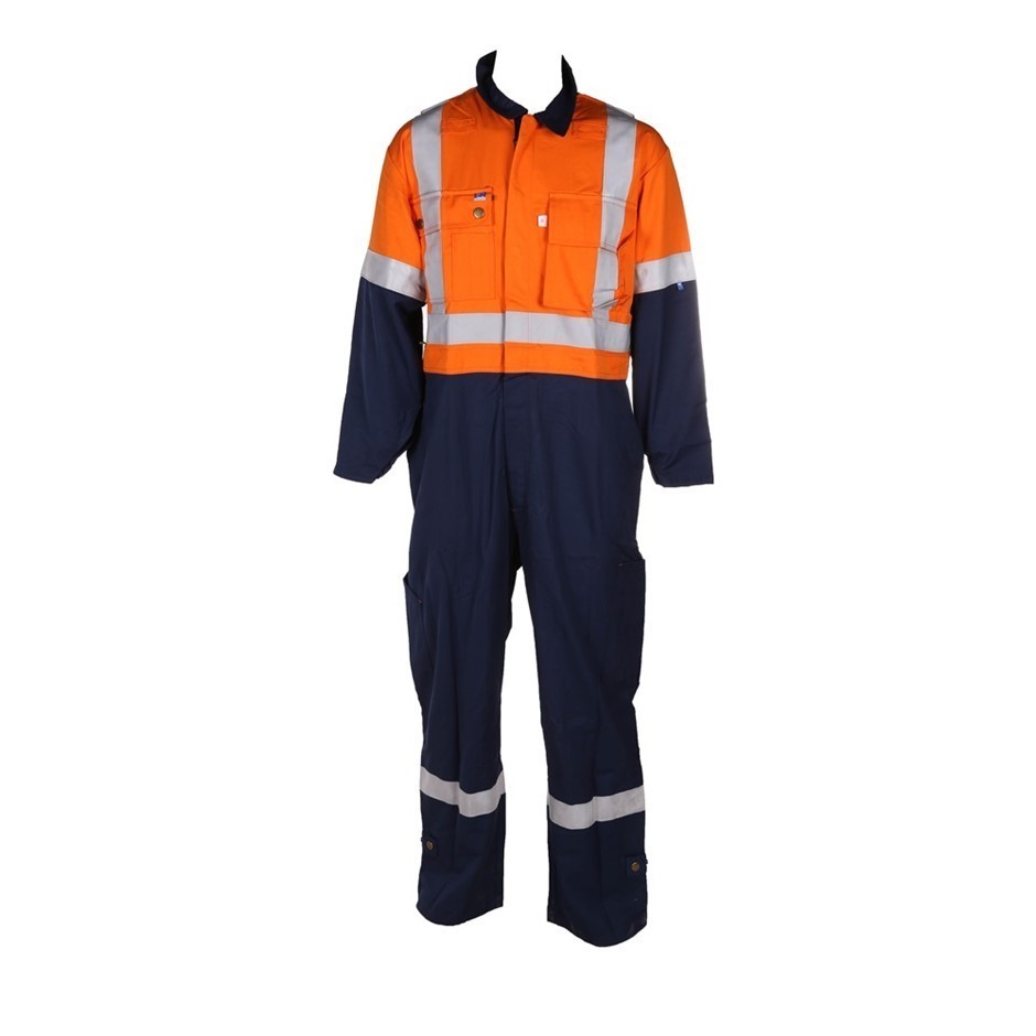 2 x WORKSENSE Overalls, Size 112S, 3M Reflective Tape, Fire Resistant, Oran