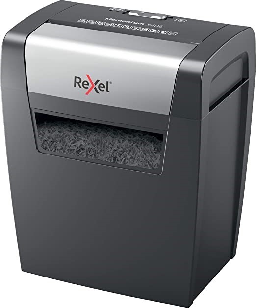 REXEL X406 Cross Cut Momentum Shredder, 2104569AU.
