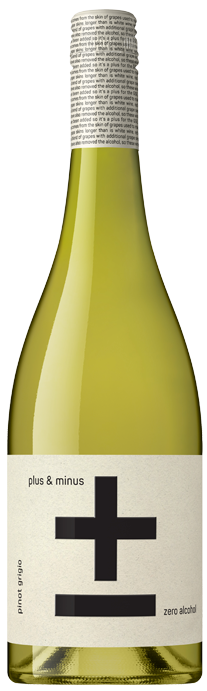 Plus & Minus (Zero Alcohol) Pinot Grigio 2024 (6x 750mL)