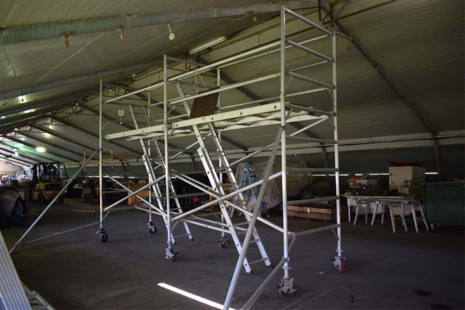 6M Scaffold Tower, Platform Step Ladders, Gyprock Lifter