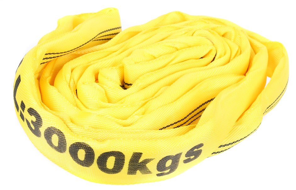 Round Lifting Sling, WLL 3000kg x 2.5M (With Test Cert).  Buyers Note - Dis