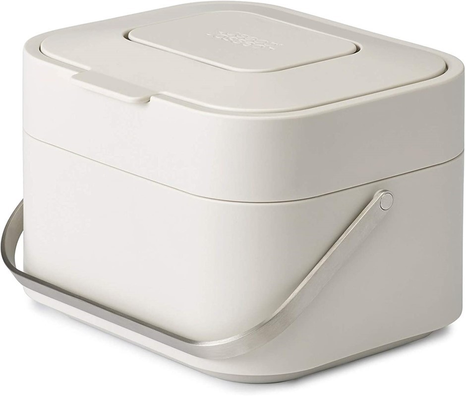 JOSEPH JOSEPH Intelligent Waste Stack Stackable Compost Bin with Odor Filte