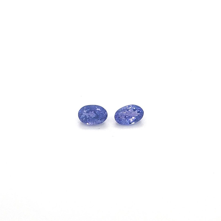 0.97 Ct - Pair of Tanzanite
