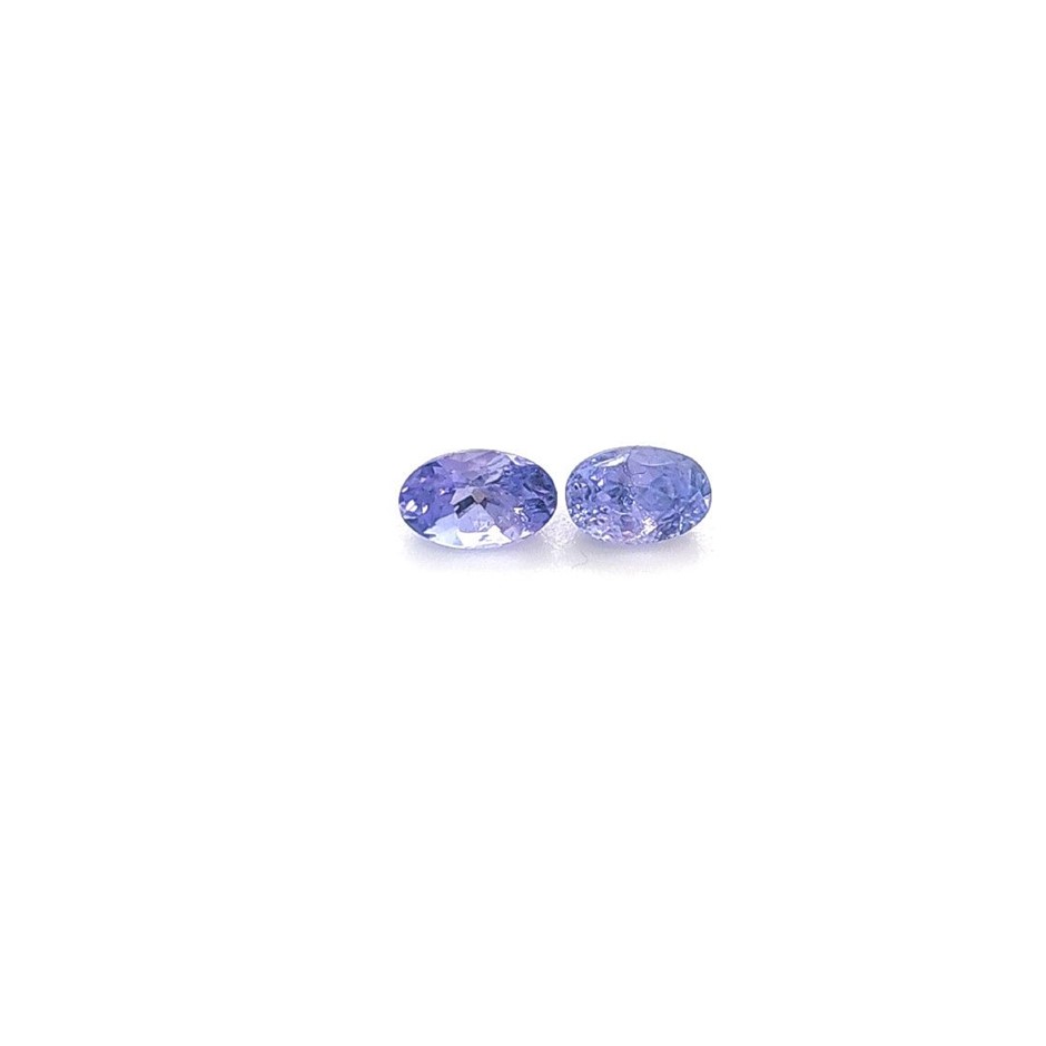 0.69 Ct - Pair of Tanzanite