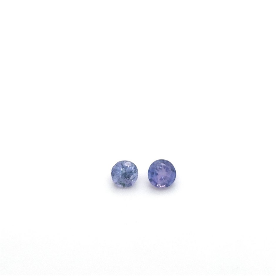 0.55 Ct - Pair of Tanzanite