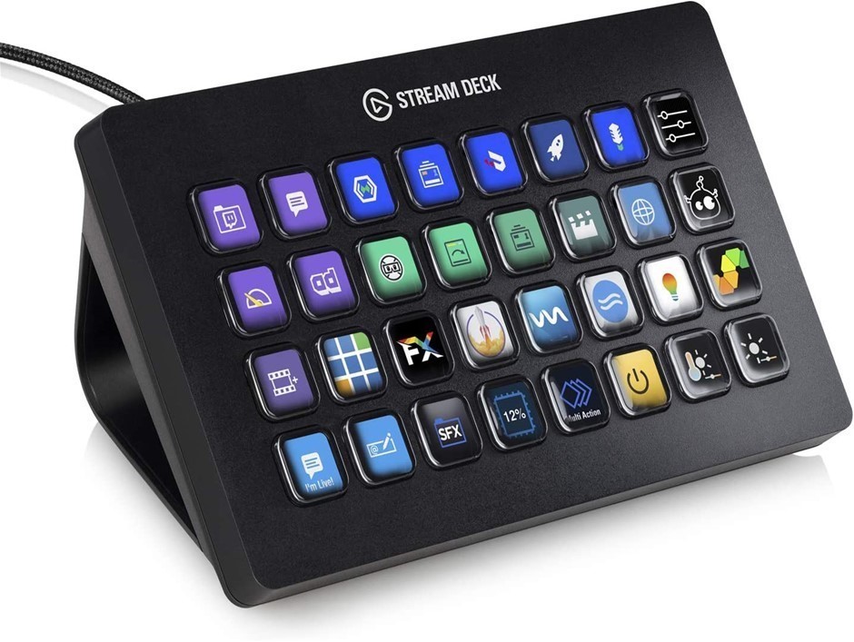 ELGATO Stream Deck XL- Advanced Stream Control with 32 customizable LCD key
