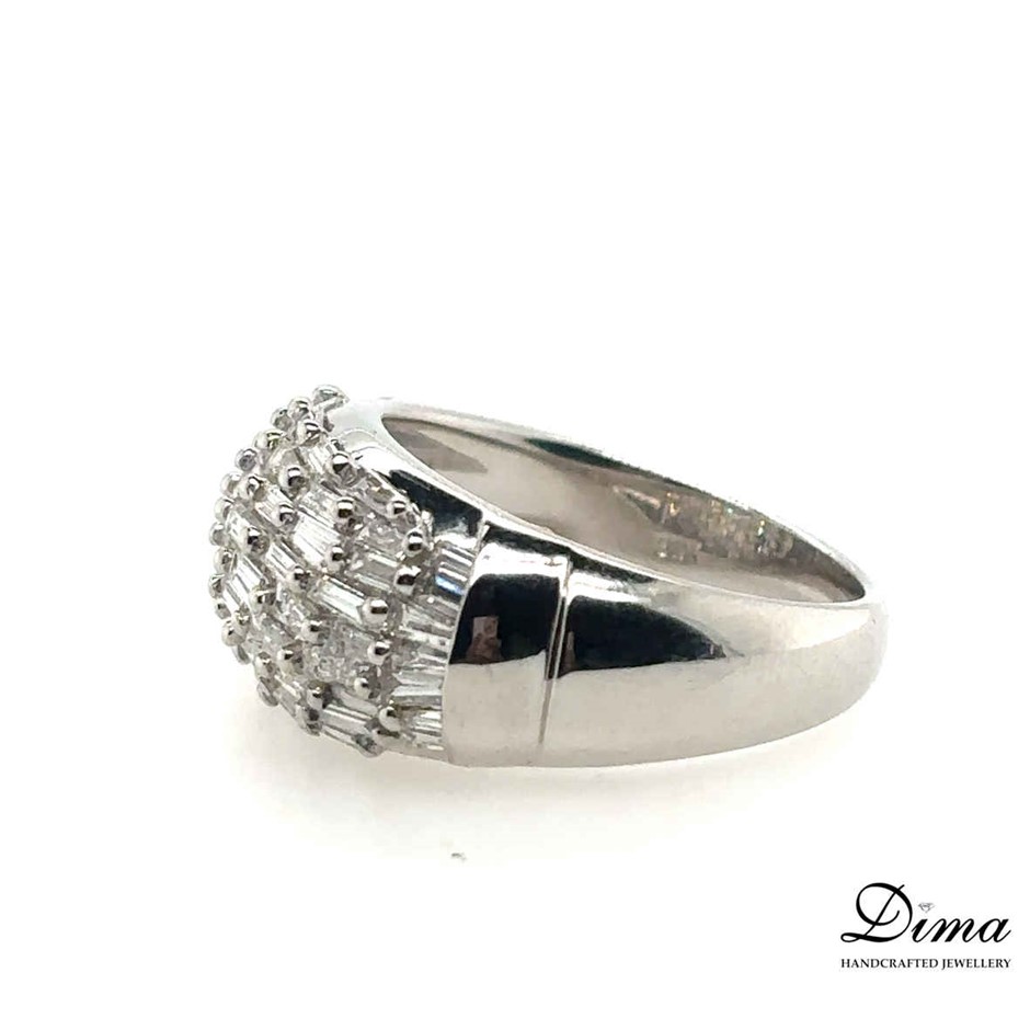 18ct White Gold 1.28ct Diamond Ring