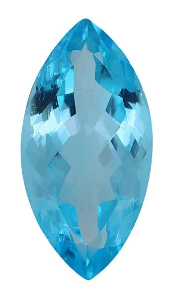 19.49 Carats Blue Topaz