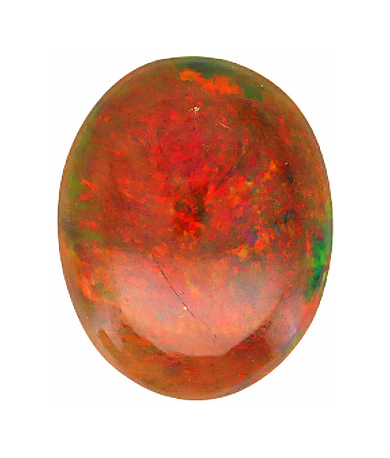 3.47 Carats Black - Color Play Opal