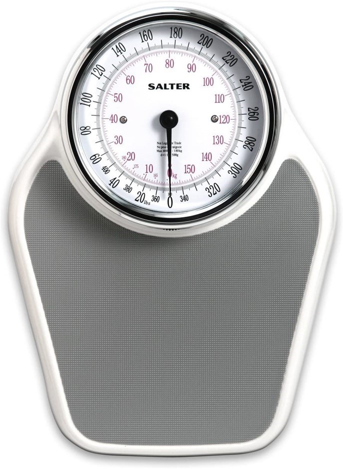 SALTER Professional Mechanical Scale (White and Gray).