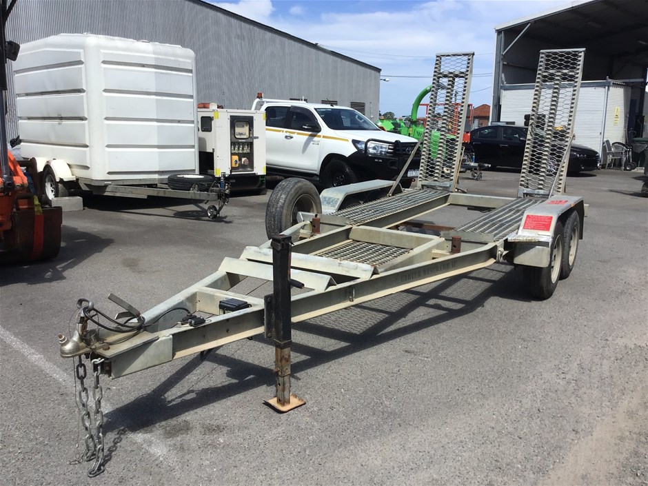 2017 CARTER WESCO BT350 Tandem Flat Top Trailer Auction (0029-5058102 ...