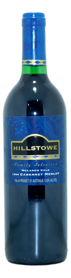 Hillstowe Family Selection Cab Merlot 1994 (1x 750mL), McLaren Vale.