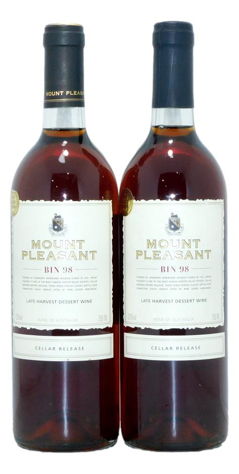 McWilliams Mt Pleasant Bin 98 Late Harvest Semillon NV (2x 750mL), SEA. 