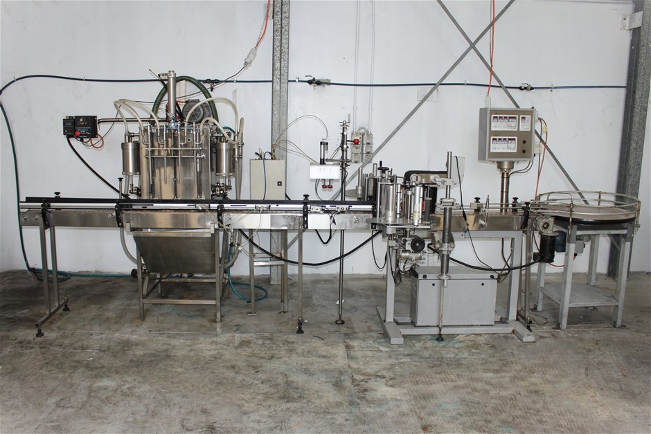 Unreserved Liquid Filling & Labelling Line Tanks and Pumps