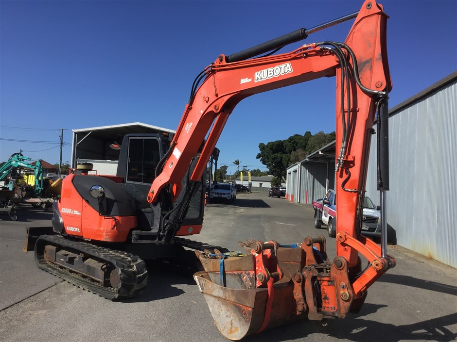 <p>KUBOTA  KX080-3S Super Series Excavator</p>