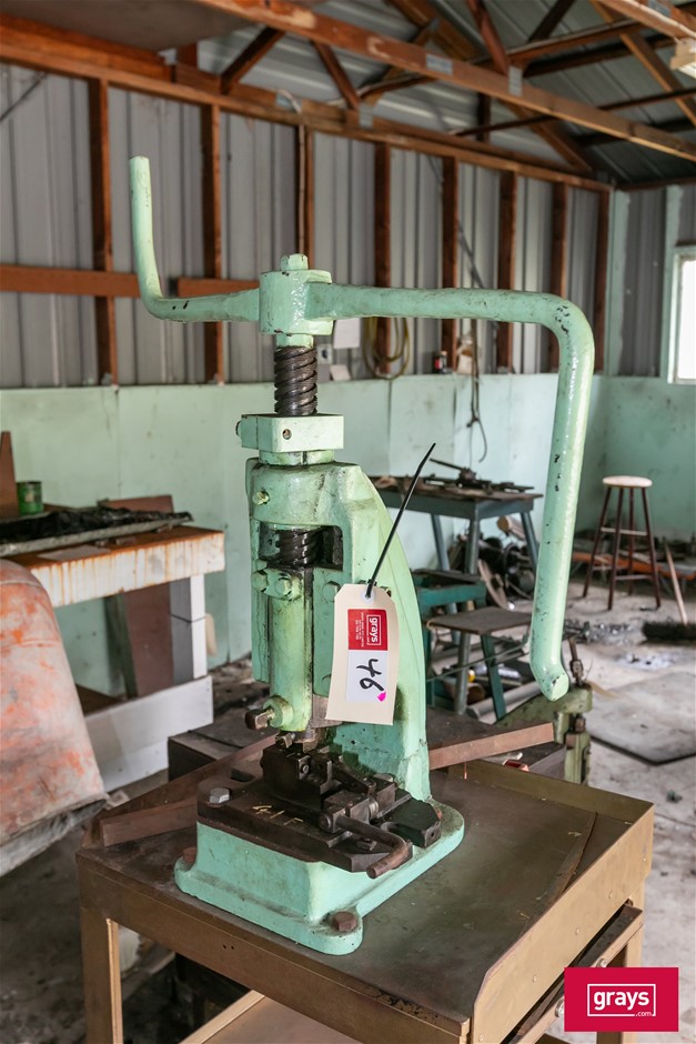 Manual Hand Press on Steel Stand