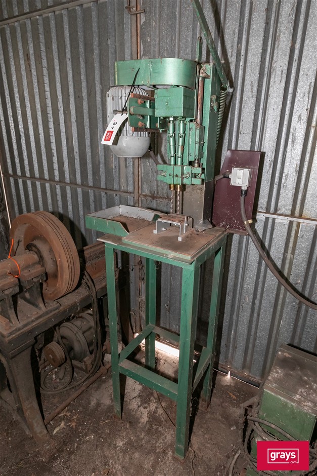 Dual Head Drill Press Fitted to Steel Stand