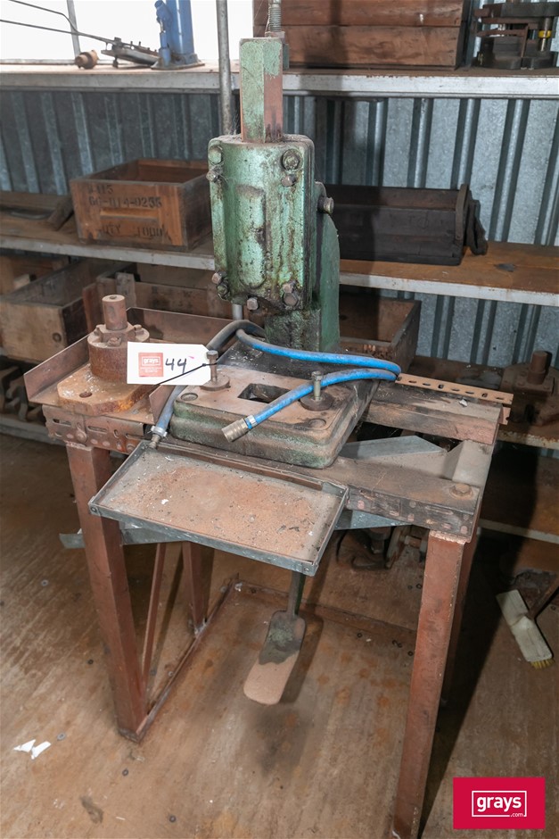 Exacta Manual Foot Press on Steel Stand