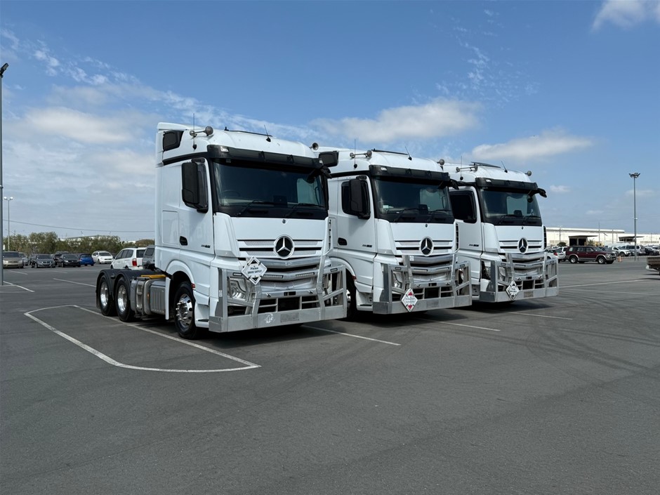 3 x 2021 Mercedes-Benz 2663 (630hp) 6x4 Prime Movers