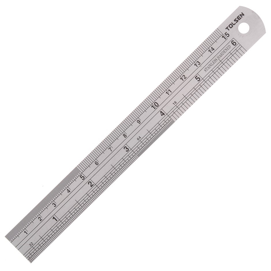 20 x TOLSEN Stainless Steel Rulers 150mm, 0.8mm Thick.