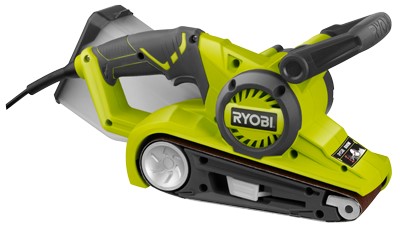 RYOBI 800W Belt Sander 76 x 533mm Variable Speed, c/w Dust Box, Sanding Fra