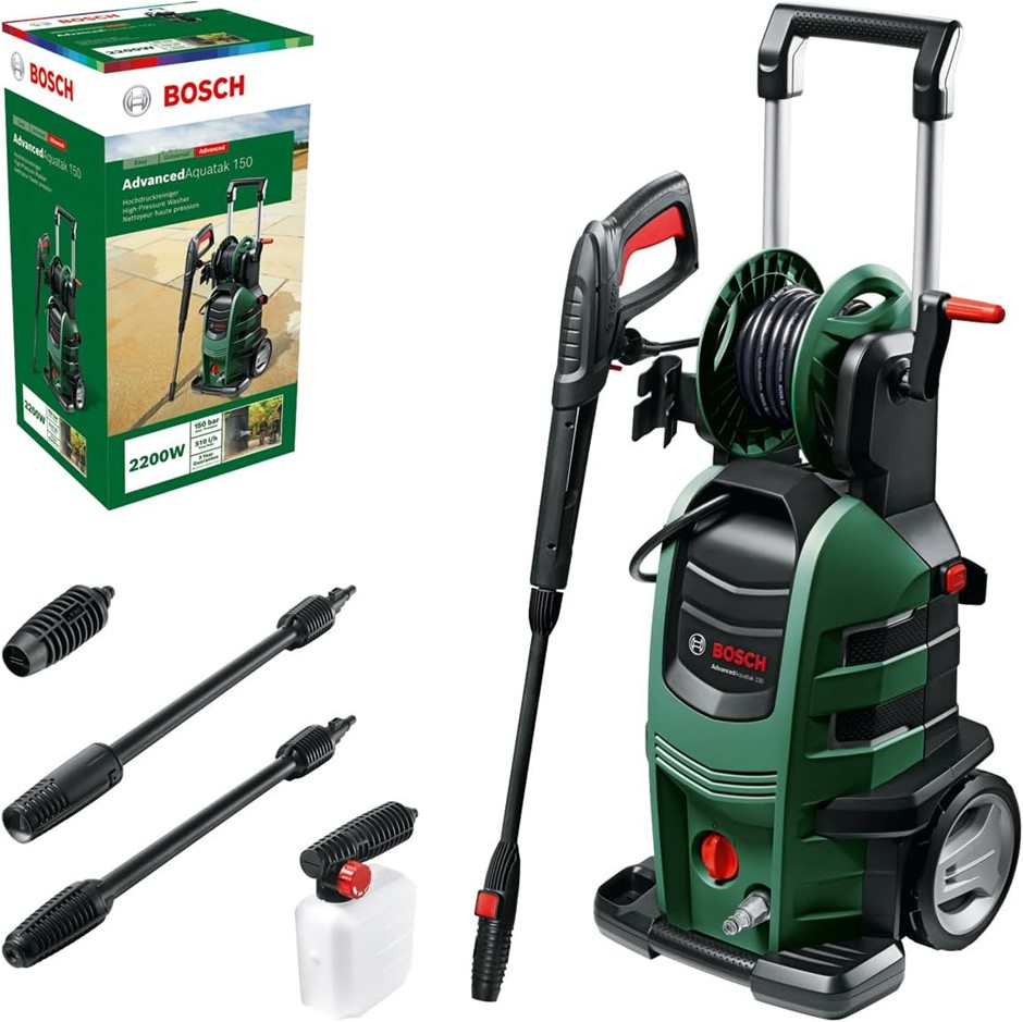 BOSCH Home & Garden 2200 Watt Electric High Pressure Washer Cleaner with Hi