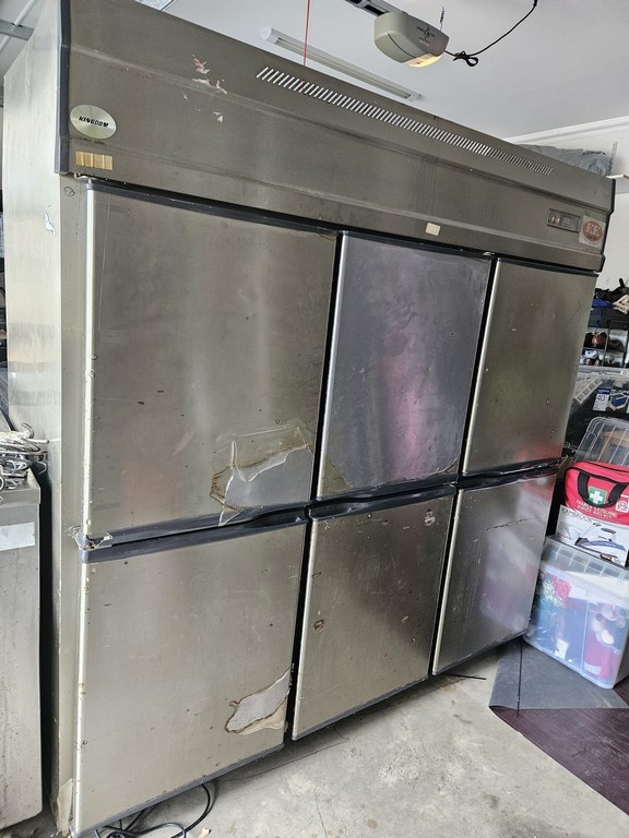 Kingdom 6 Door Commercial Heavy Duty Upright Fridge