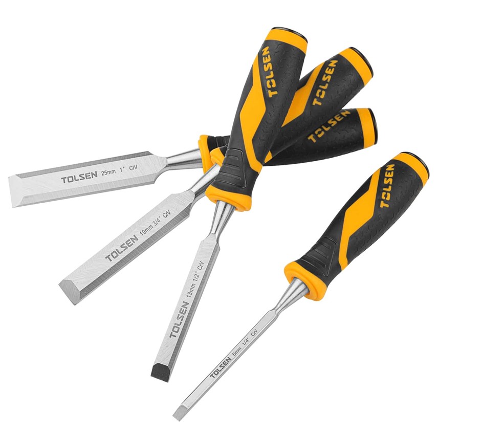 Tolsen Tools Industrial 4 Piece Chisel Set Auction (0027-2562618 ...