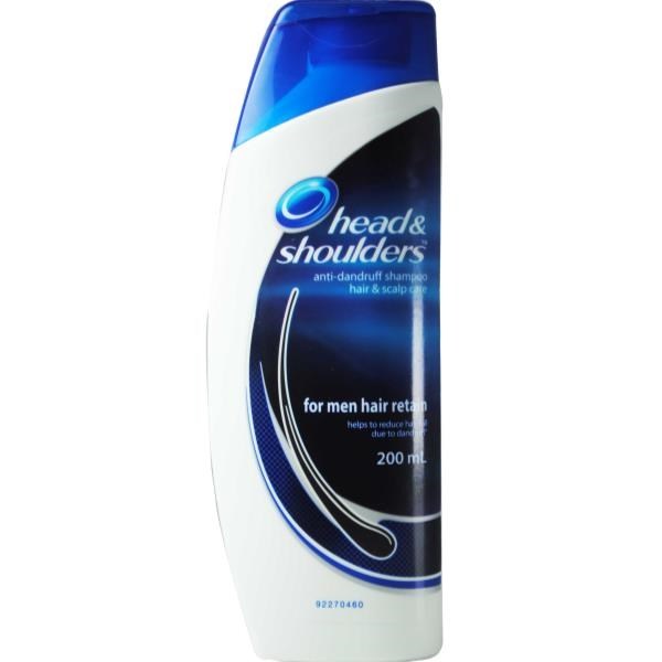 6 x Head & Shoulders 200ml Shampoo for M