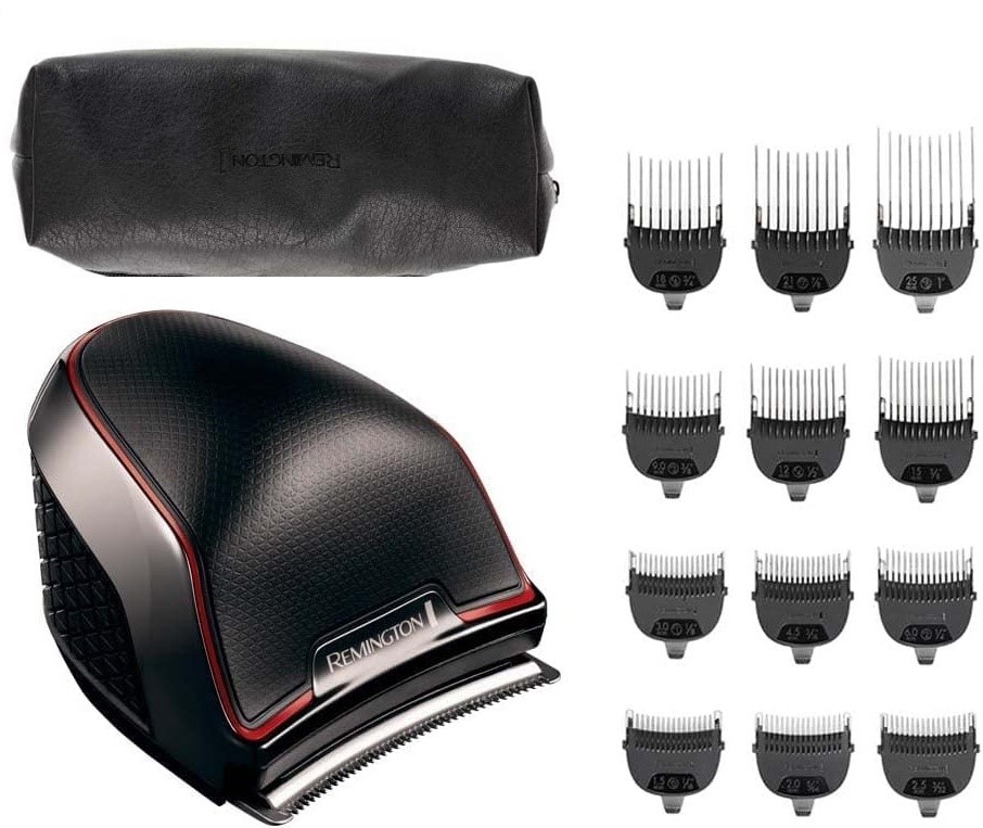 REMINGTON HC4300 Hair Trimmer, DC Motor, with Attachment Combs, Mains/Lithi