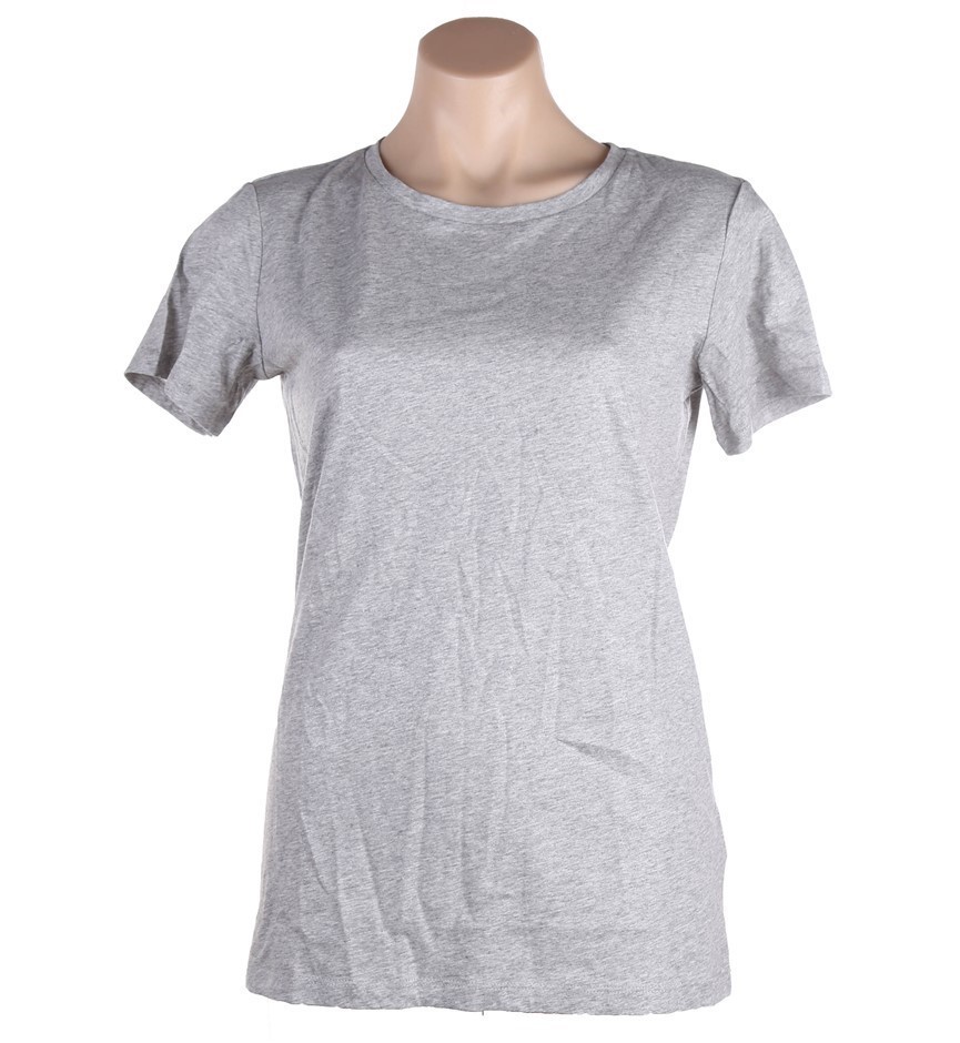 4 x BUFFALO DAVID BITTON Women's Metallic Plain T-Shirt, Size L, 100% Cotto